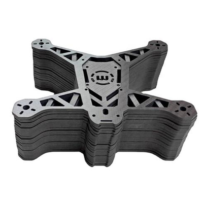 Twill Weave Machined Carbon Fiber Square Sheet For Drone Agricultural