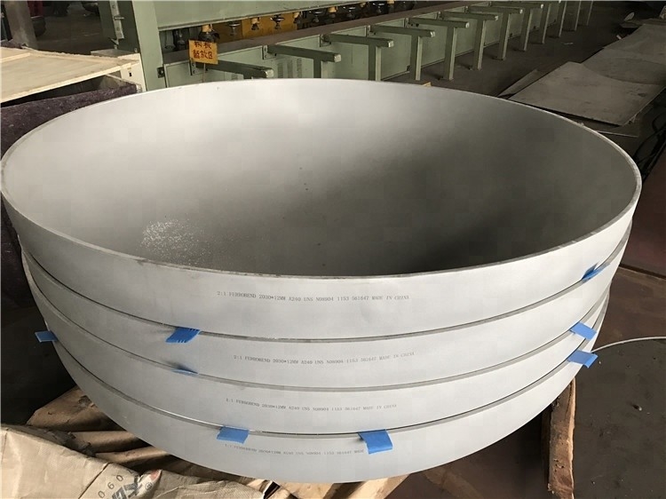 ASTM A1011 Elliptical Dish Head Q235B Vessel Dished Ends For Boilers