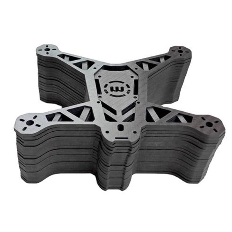 Twill Weave Machined Carbon Fiber Square Sheet For Drone Agricultural